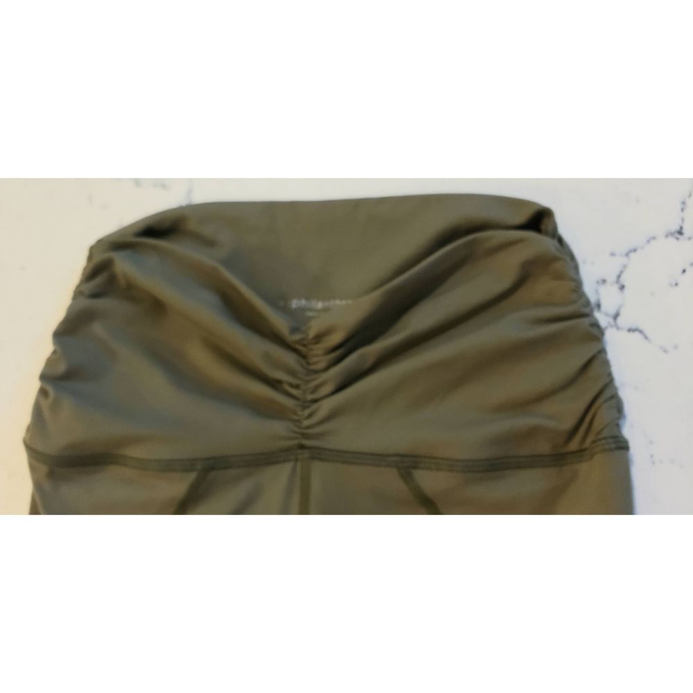N:PHILANTHROPY MERRICK RUCHED LEGGINGS NWOT ARMY GREEN SMALL
